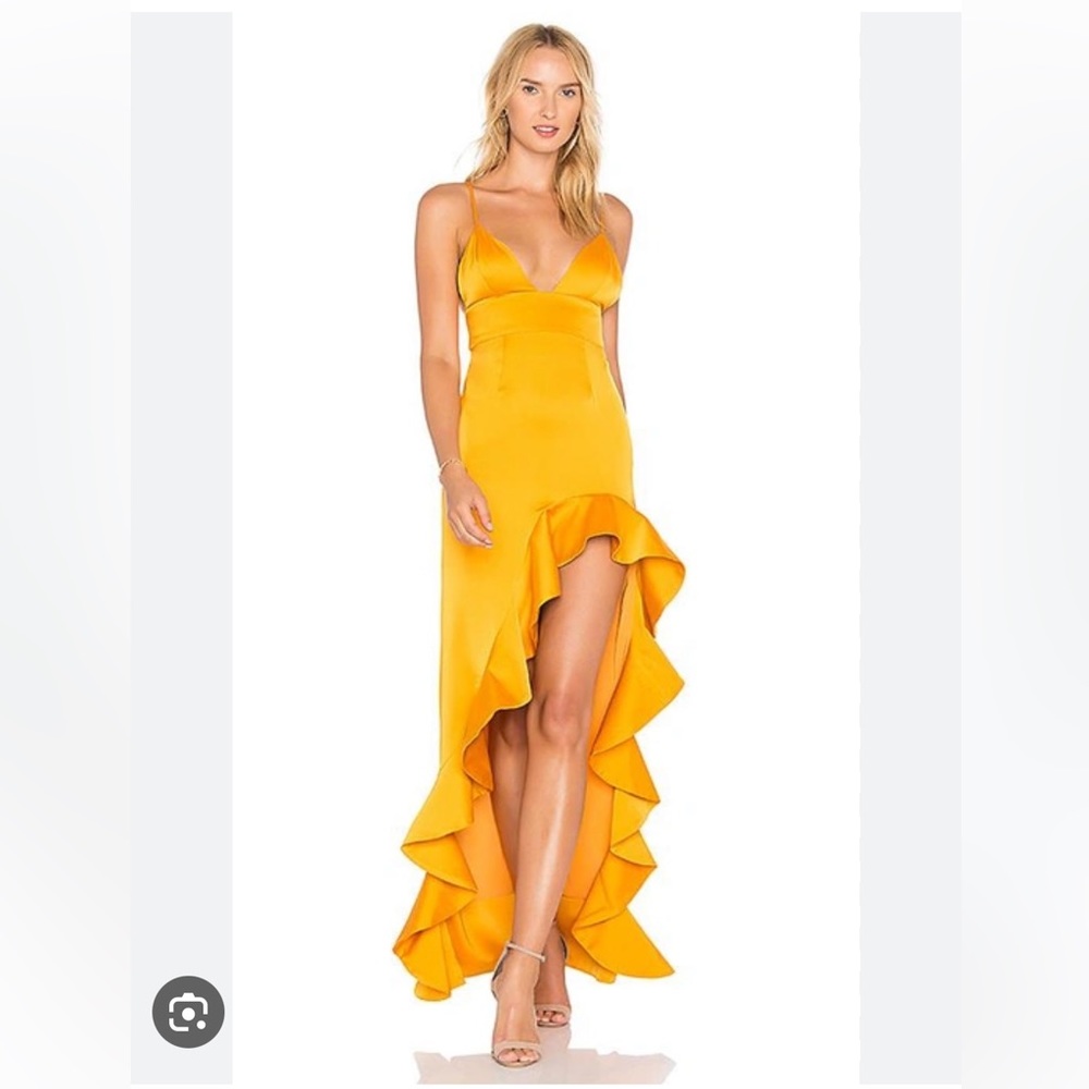 COPY - Lovers + Friends Aahmani Gown in Sunset